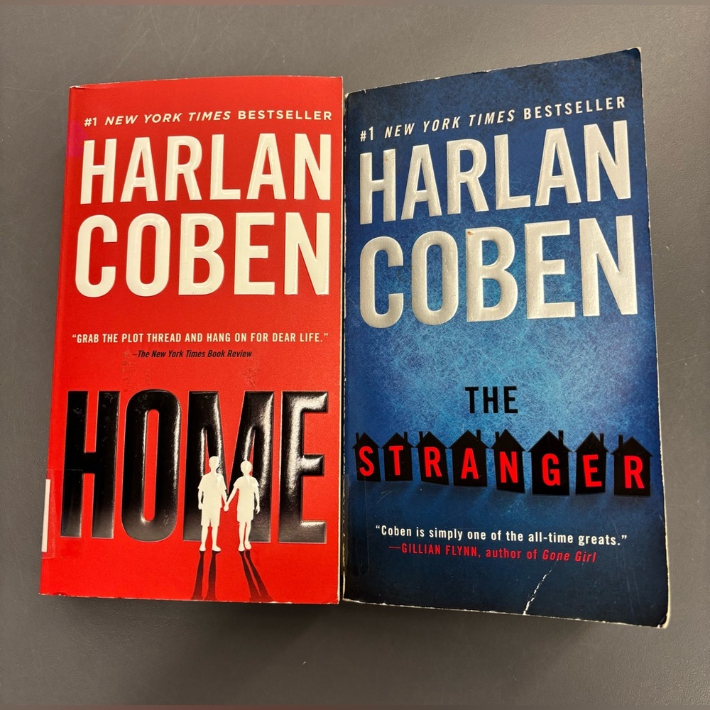 (3 for $20) Harlan Coben Thriller Bundle: Home & The Stranger paperback
